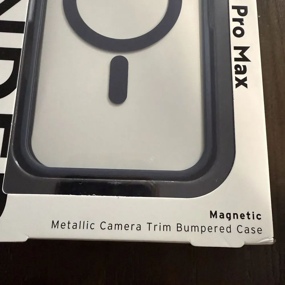 MVMT iPhone 16 Pro Max Defender Magnetic Case With MagSafe Navy Blue Clear New